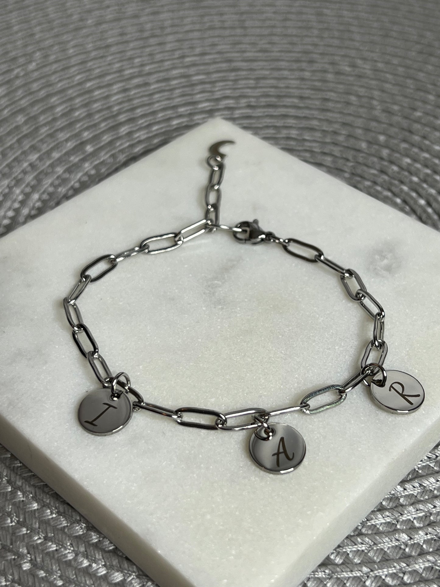 Paper clip customizable bracelet