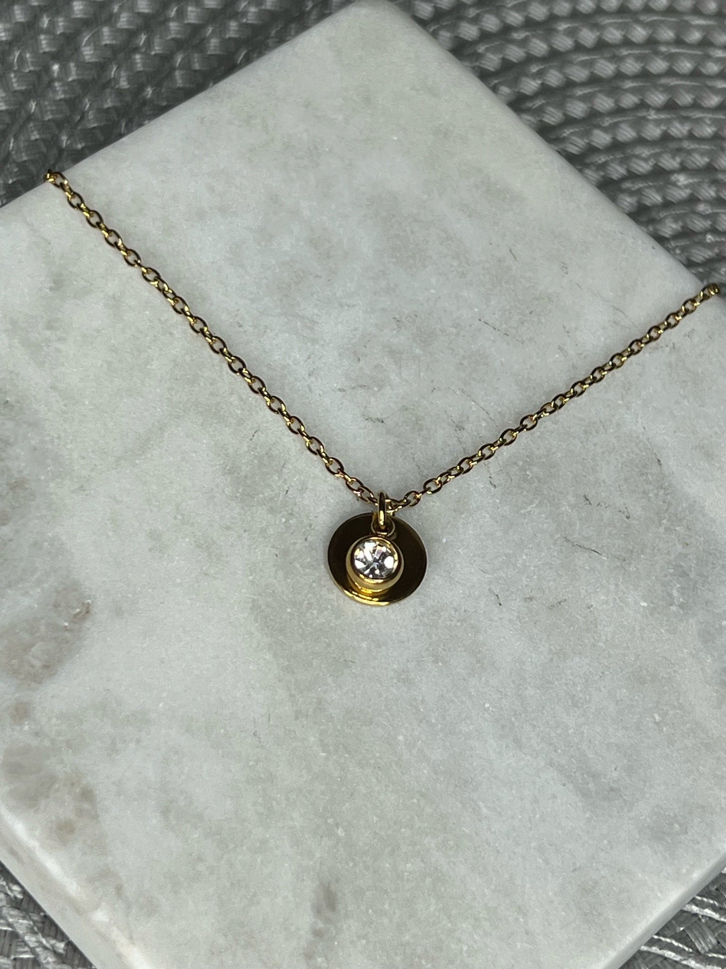 Birthstone necklace