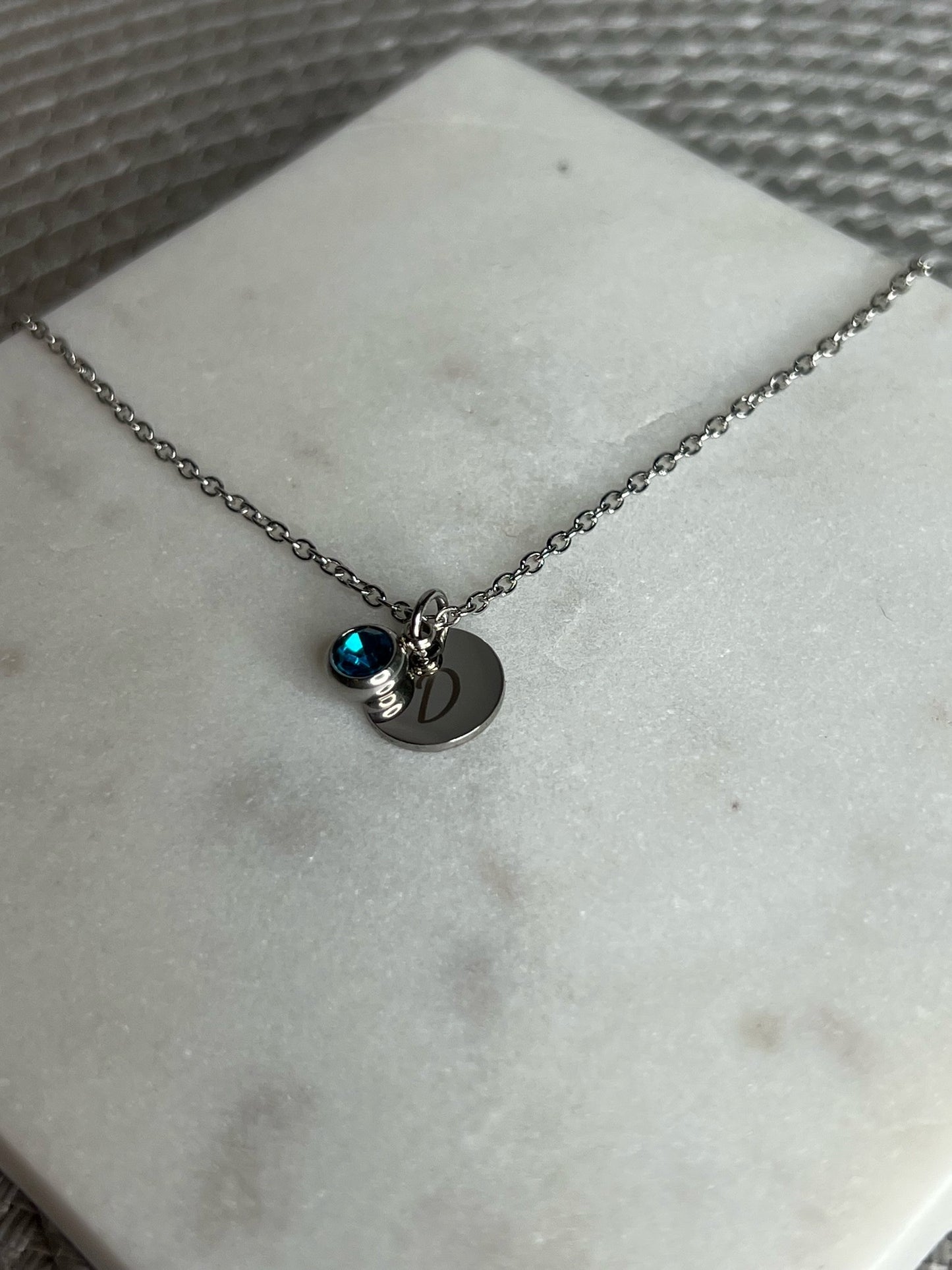 Birthstone necklace