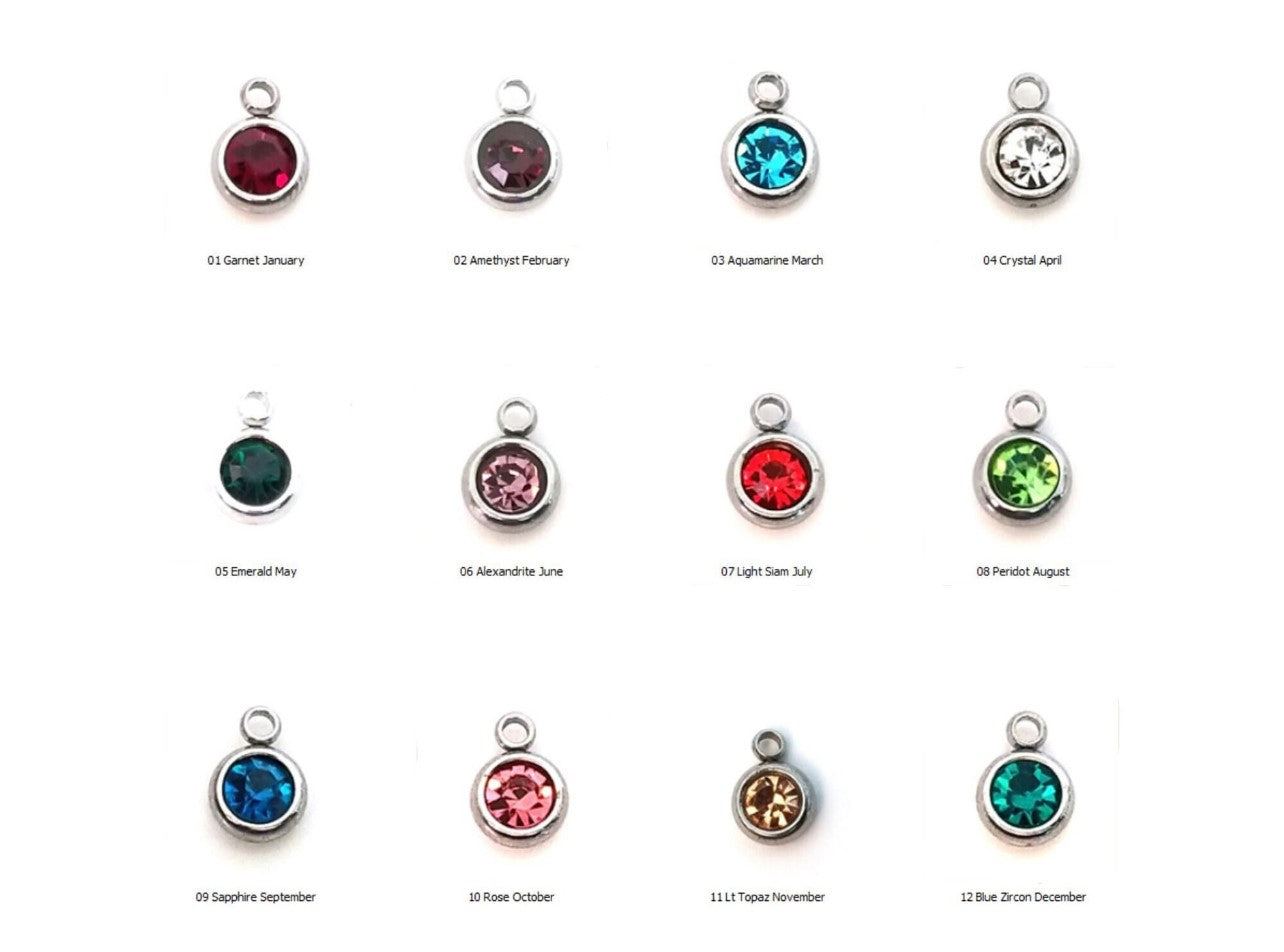 Birthstone necklace