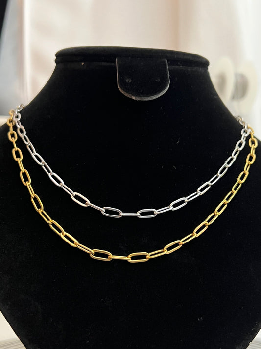 Papper clip necklace - Charm Bar