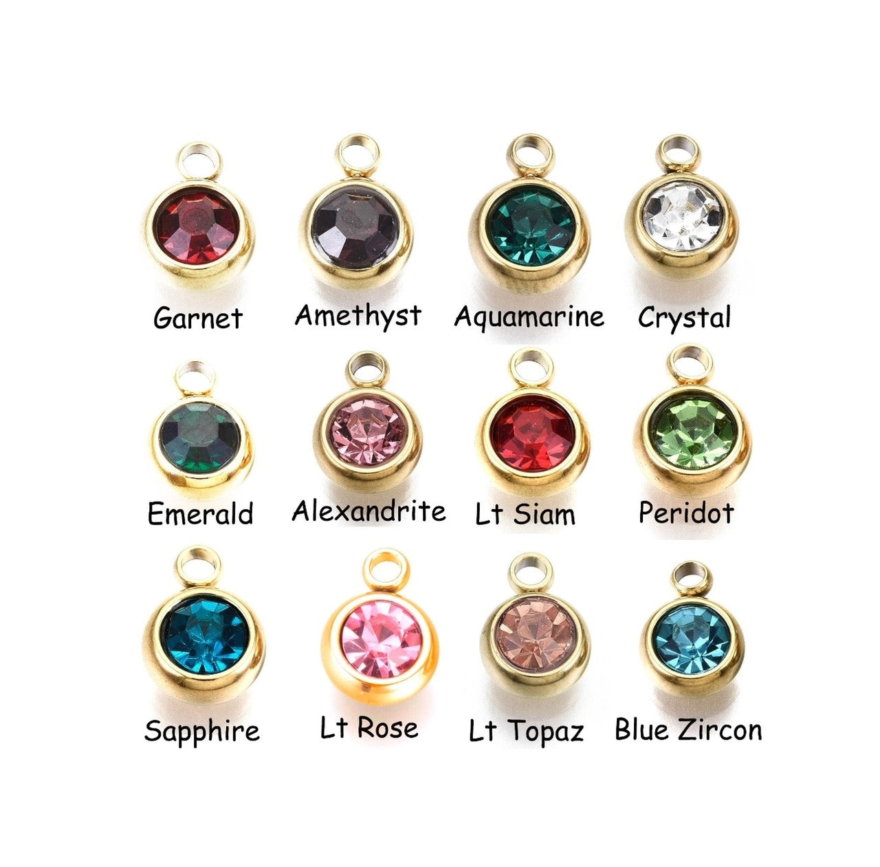 Birthstone necklace